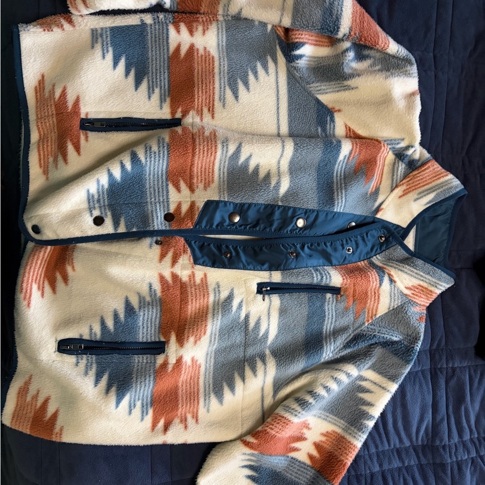Thread & Supply Multicolor Fleece Jacket